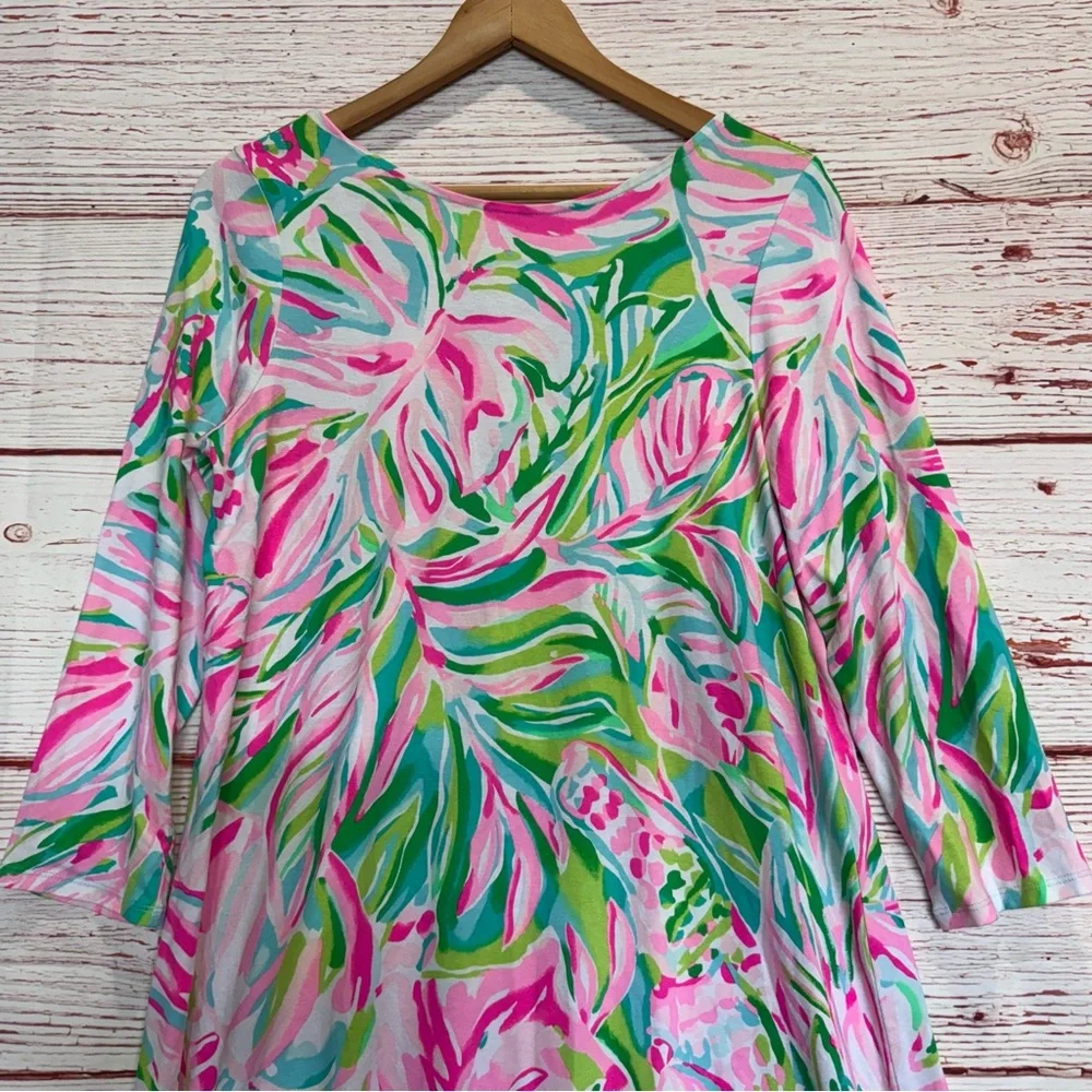 Lilly Pulitzer Ophelia Swing Dress in Multi Croc My World Sz M